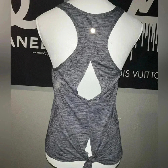 LULULEMON heather gray tank top - Picture 2 of 3